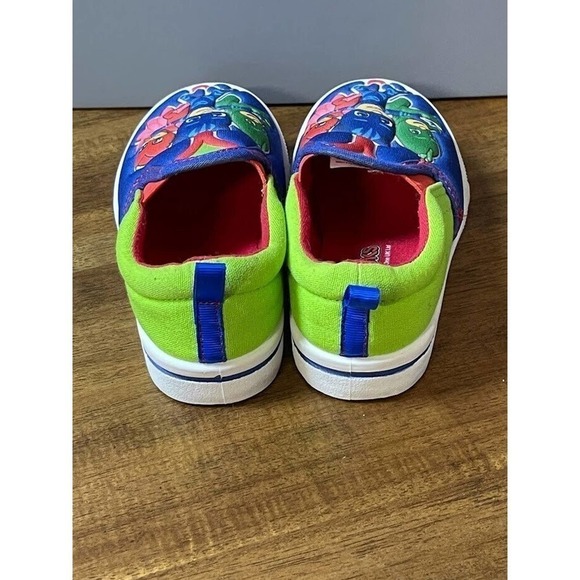 PJ Masks blue and green shoes Kids size 7 - Picture 3 of 7